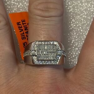 Mens Sterling Silver Ring 9